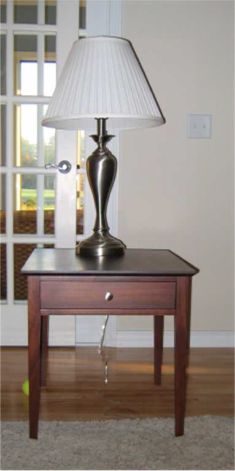 Walnut End Table